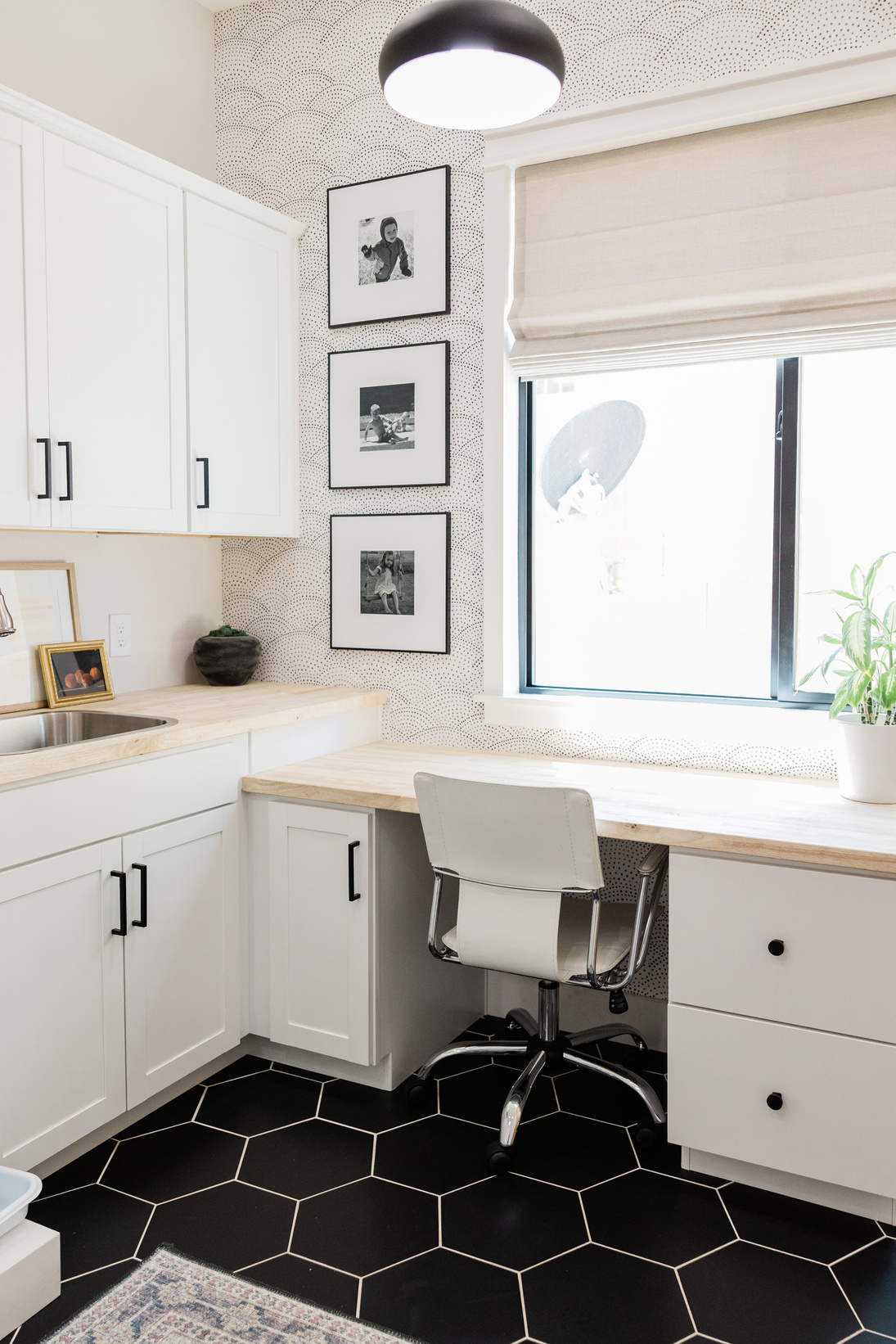 Interior of a Laundry Room